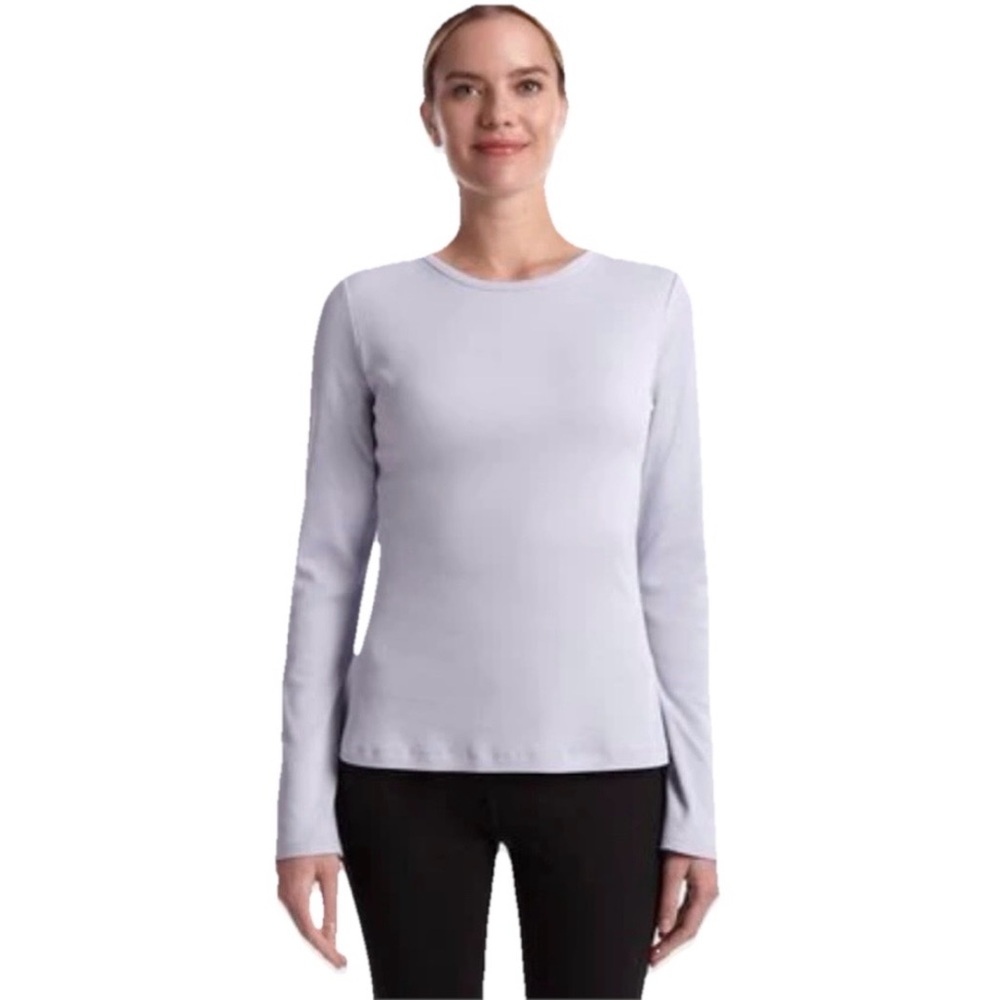 Capsule 121 The Mars Hydranga Top Women’s Baby Blue Longsleeve Tee Shirt Size XL